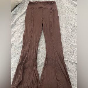Brown Flare Pants- Size M